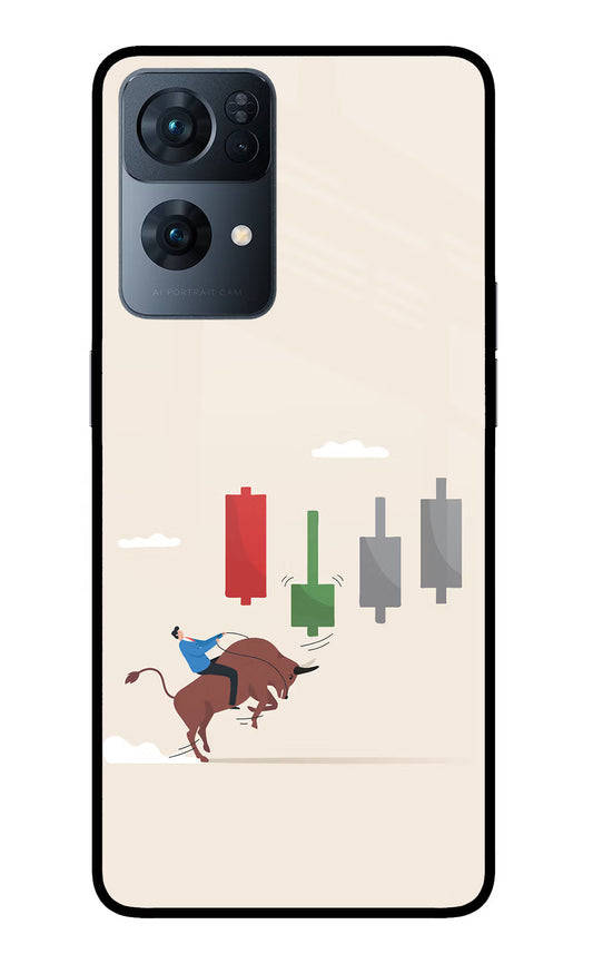 Bull Trading Momentum Oppo Reno7 Pro 5G Glass Case