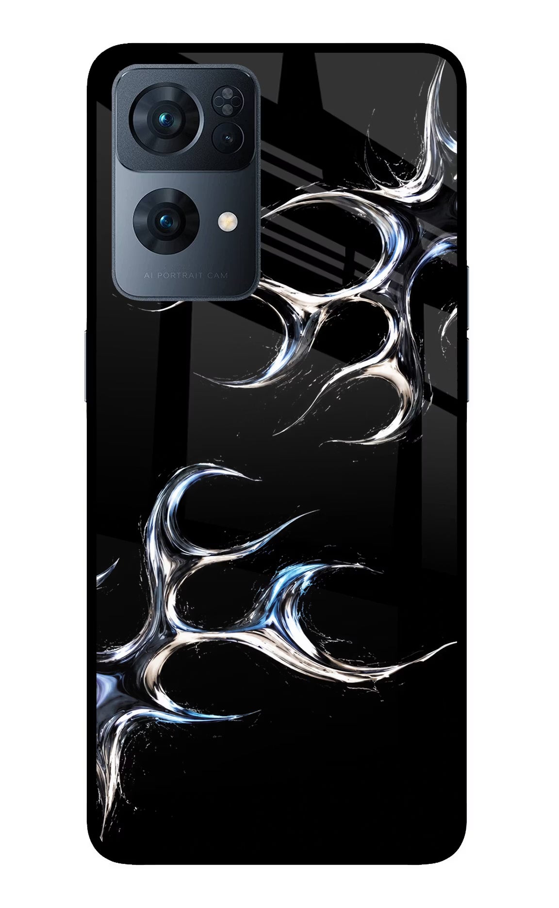 Chrome Tribal Oppo Reno7 Pro 5G Glass Case