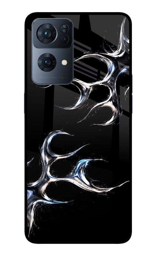 Chrome Tribal Oppo Reno7 Pro 5G Glass Case