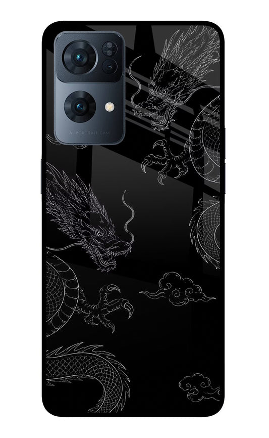 Twin Dragons Oppo Reno7 Pro 5G Glass Case