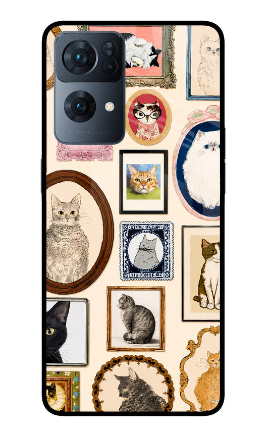 Mirror Cats Oppo Reno7 Pro 5G Glass Case