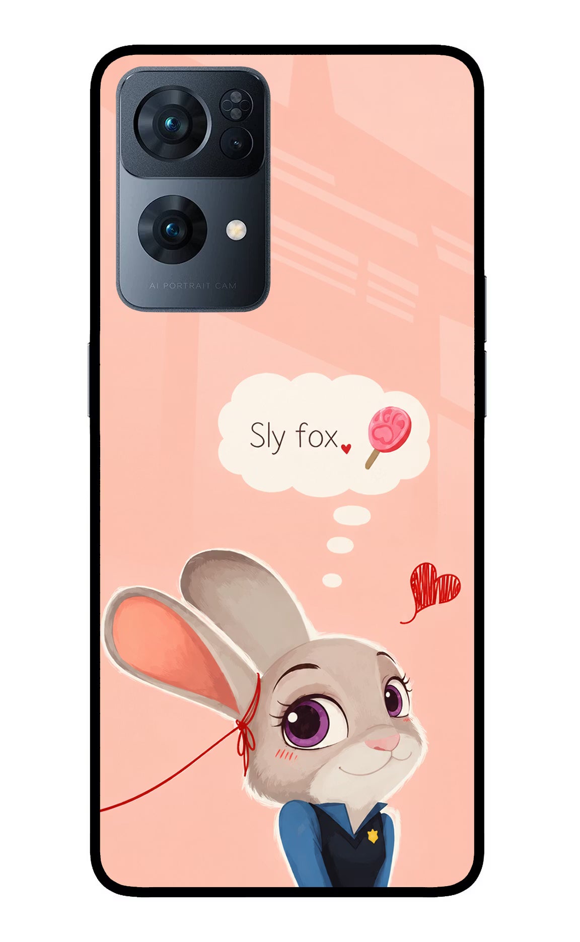 Judy Charm Oppo Reno7 Pro 5G Glass Case