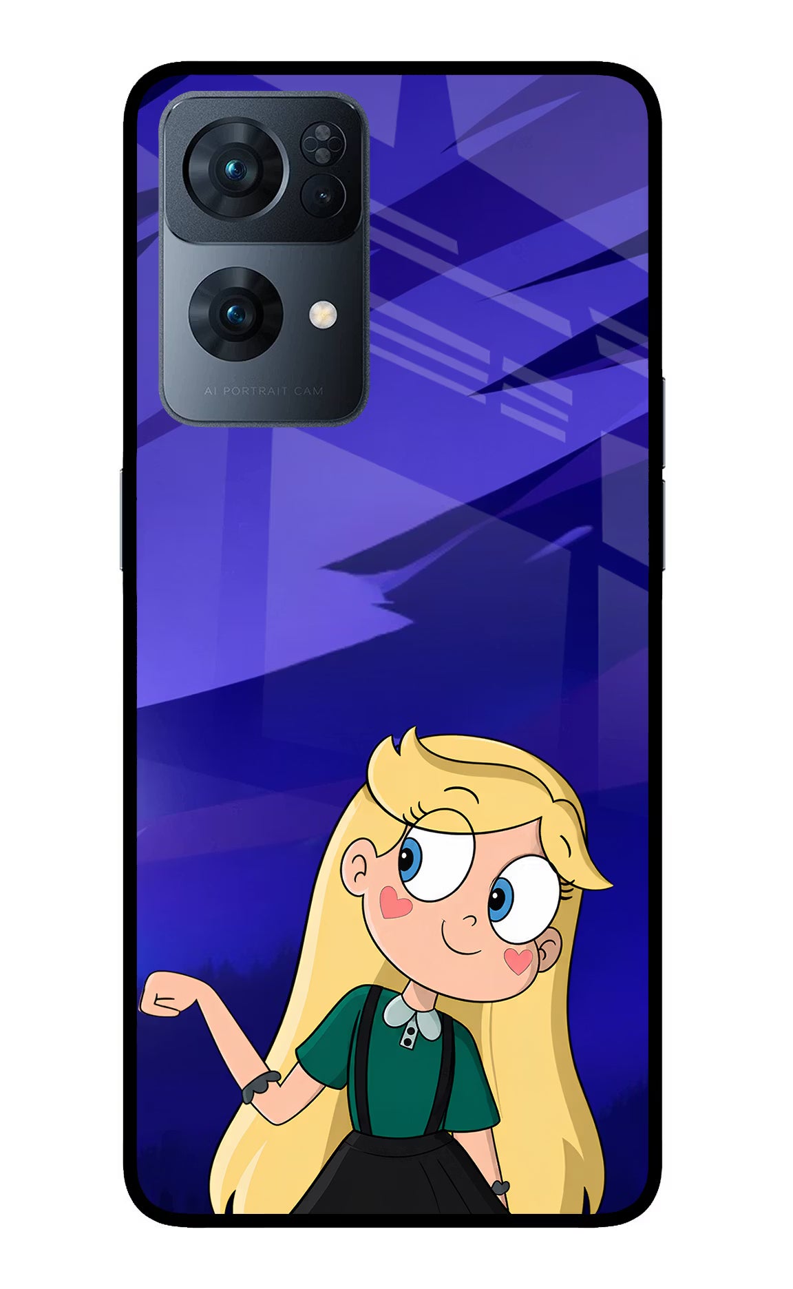 Star Glow Oppo Reno7 Pro 5G Glass Case
