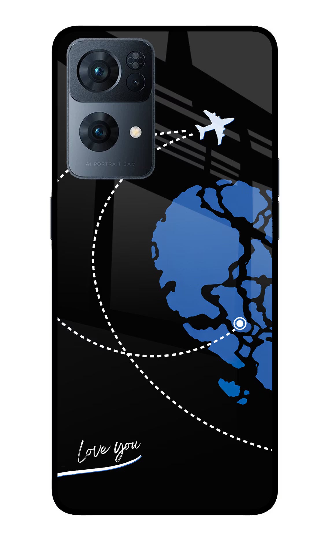 Love Orbit Oppo Reno7 Pro 5G Glass Case