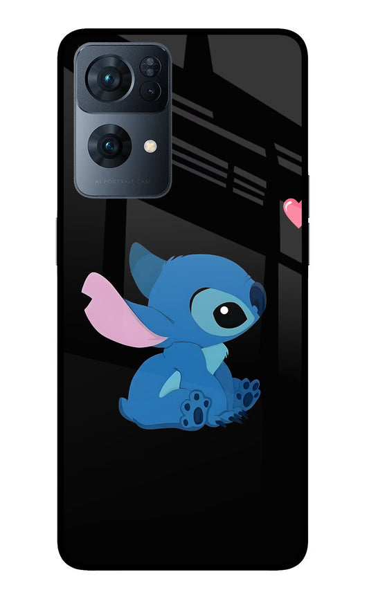 Stitch Crush Oppo Reno7 Pro 5G Glass Case