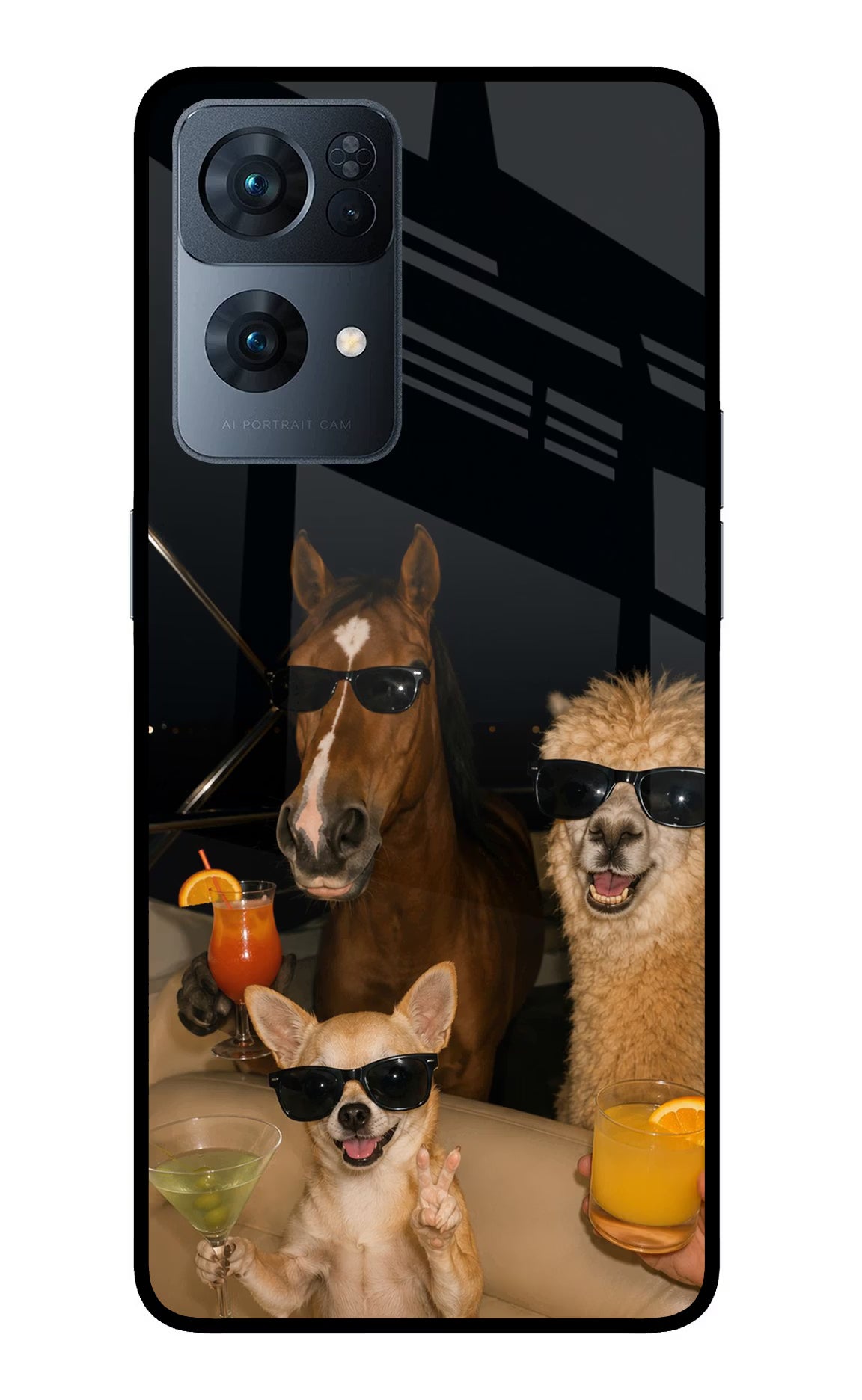 Party Squad Oppo Reno7 Pro 5G Glass Case