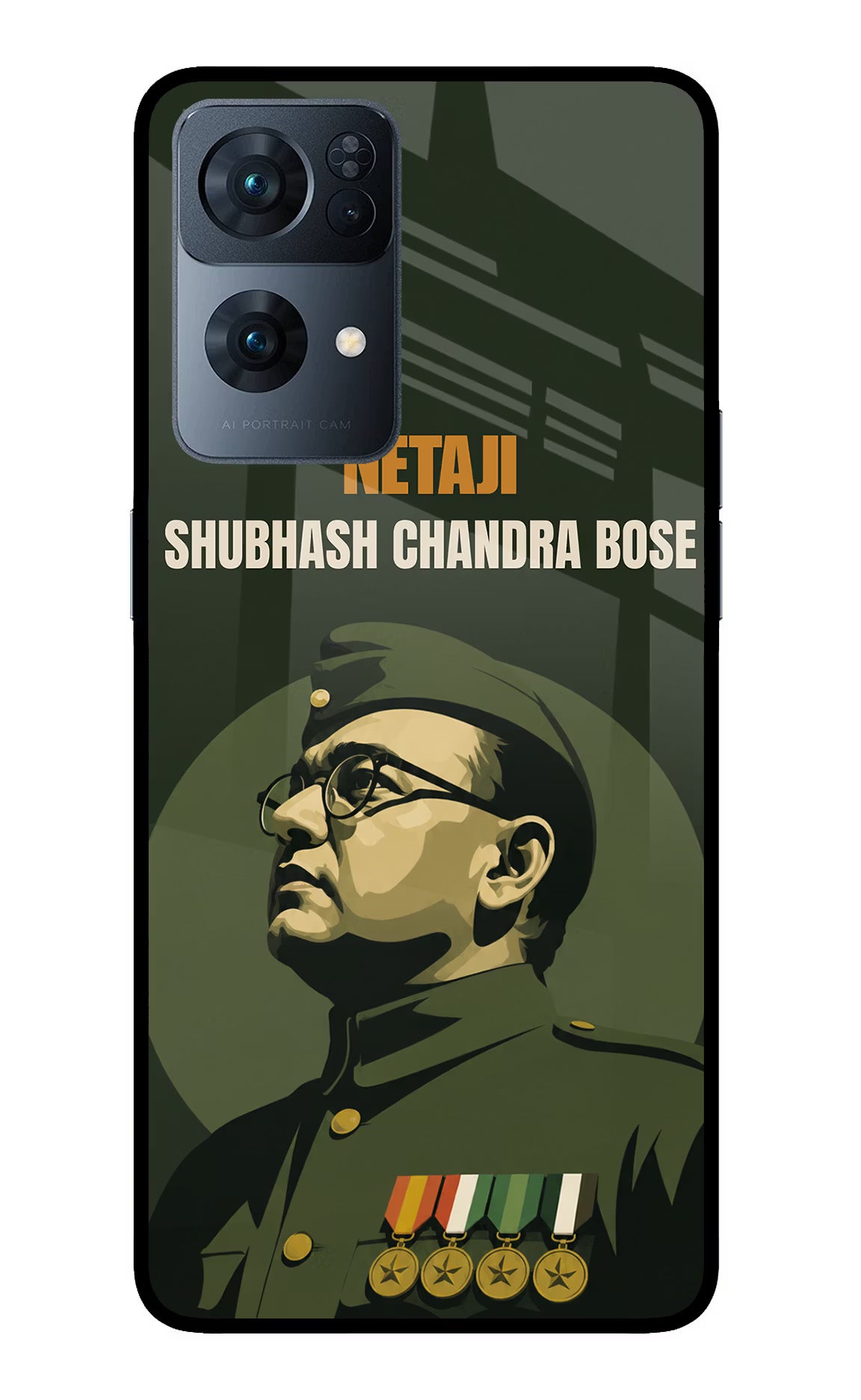 Netaji Legacy Oppo Reno7 Pro 5G Glass Case
