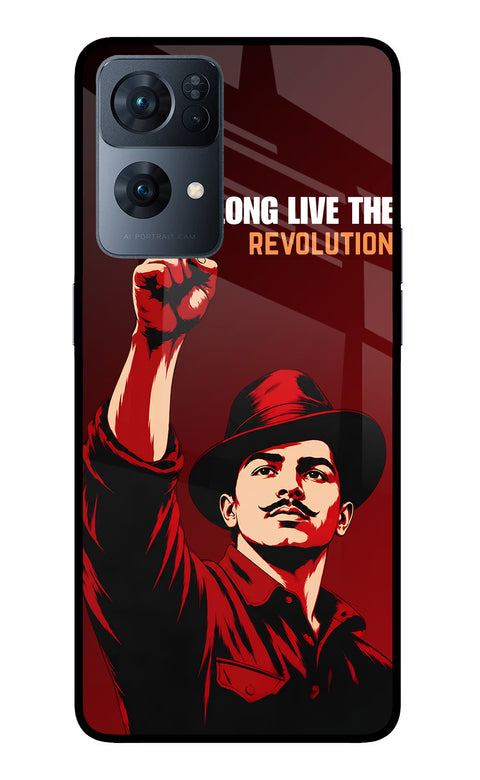 Bhagat Singh Revolution Oppo Reno7 Pro 5G Glass Case