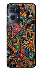 Folk Print Oppo Reno7 Pro 5G Glass Case