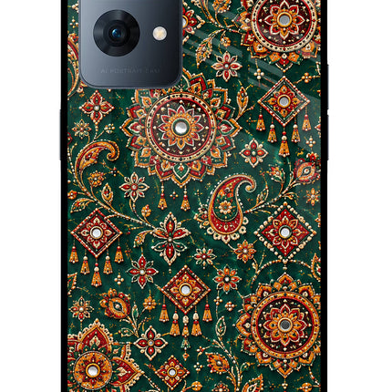 Green Pataka Oppo Reno7 Pro 5G Glass Case