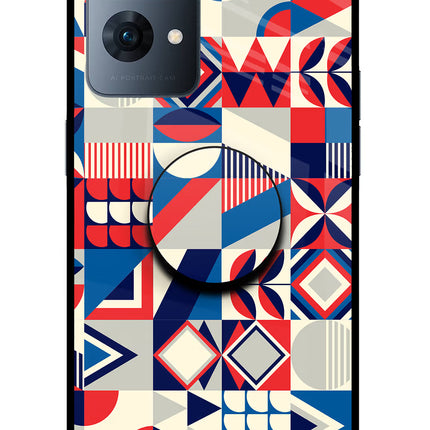 Colorful Pattern Oppo Reno7 Pro 5G Pop Case by Casekaro
