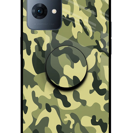 Camouflage Oppo Reno7 Pro 5G Pop Case by Casekaro