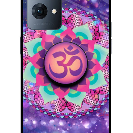 Om Purple Oppo Reno7 Pro 5G Pop Case by Casekaro