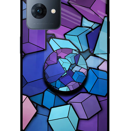 Cubic Abstract Oppo Reno7 Pro 5G Pop Case by Casekaro