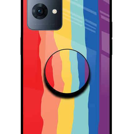 Rainbow Oppo Reno7 Pro 5G Pop Case by Casekaro