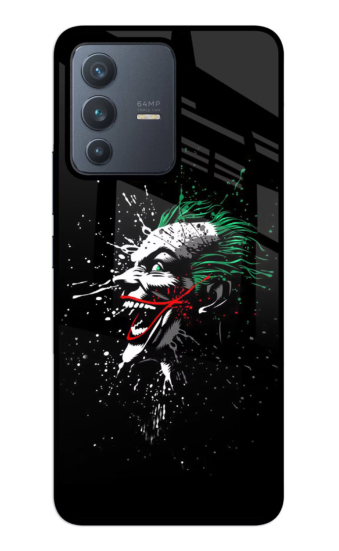 Joker Vivo V23 5G Glass Case Back Cover by Casekaro