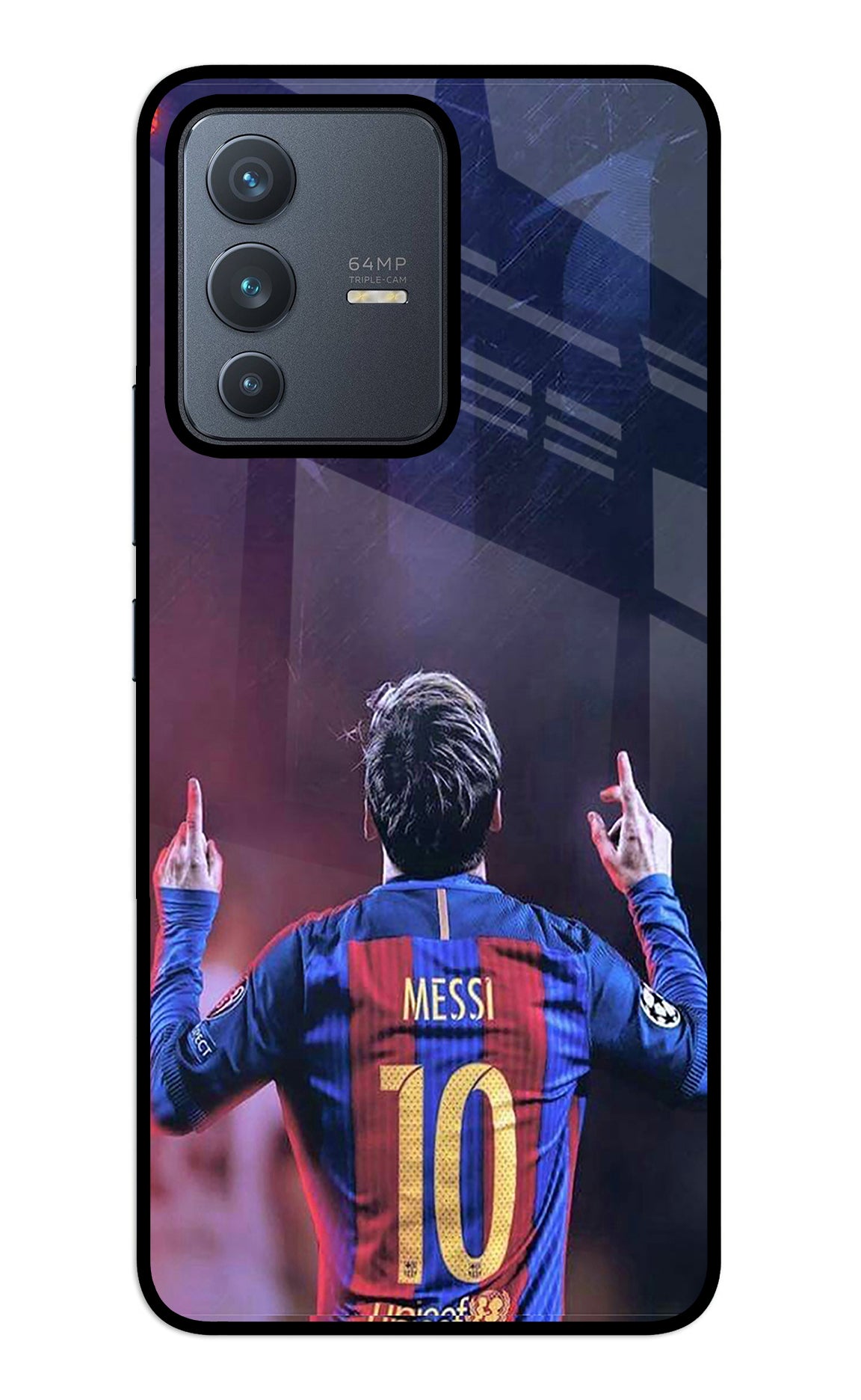 Messi Vivo V23 5G Glass Case