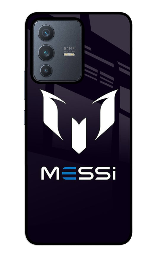 Messi Logo Vivo V23 5G Glass Case
