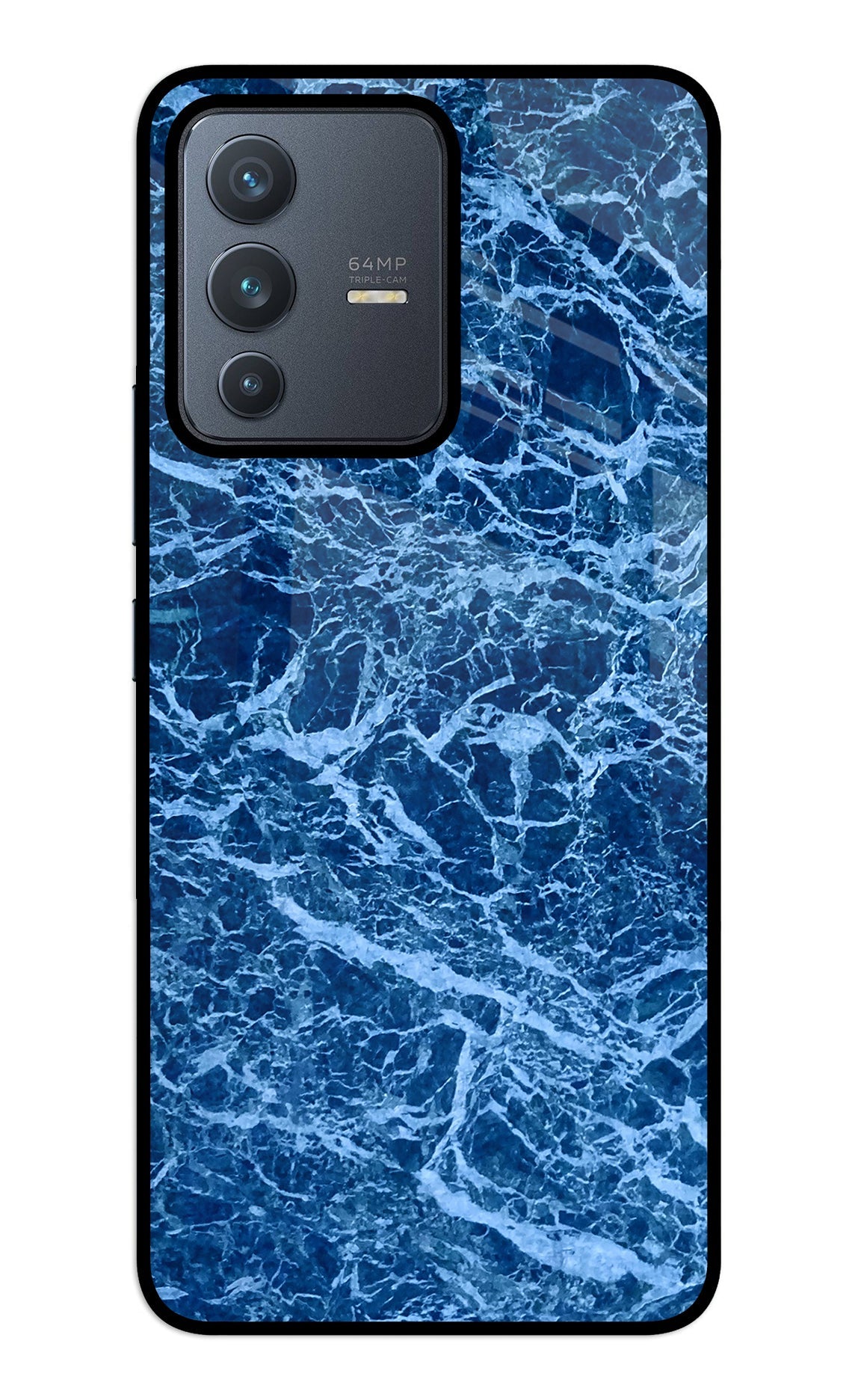 Blue Marble Vivo V23 5G Glass Case