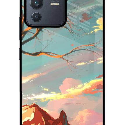 Scenery Vivo V23 5G Glass Case