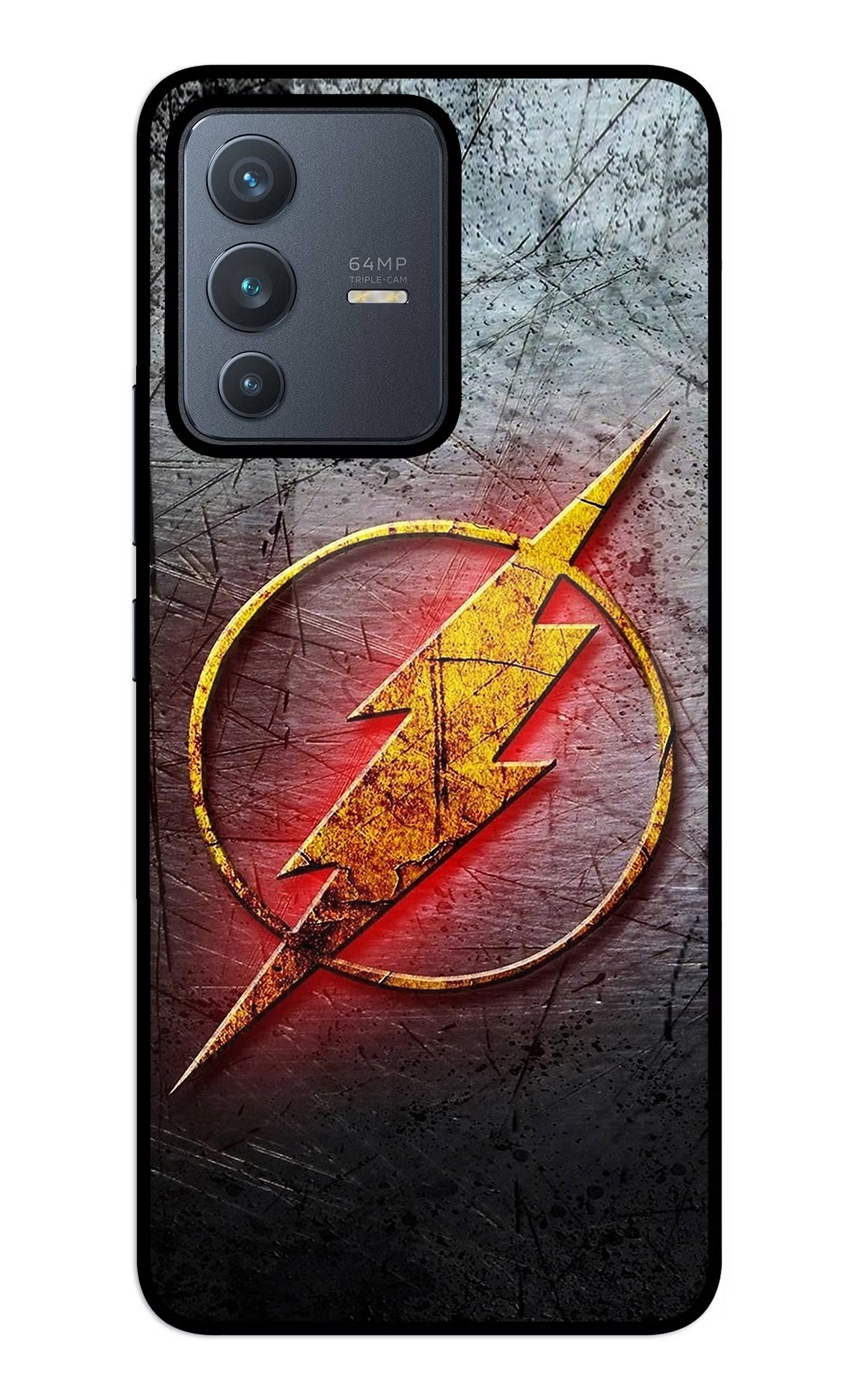 Flash Vivo V23 5G Glass Case Back Cover by Casekaro