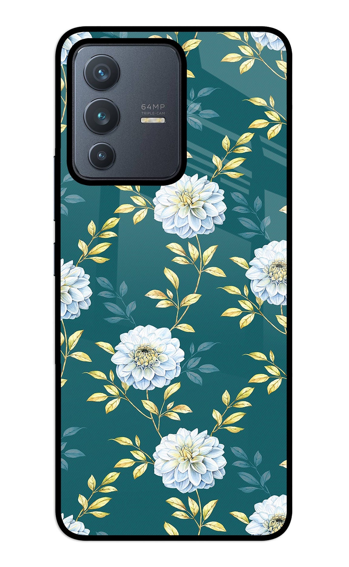 Flowers Vivo V23 5G Back Cover