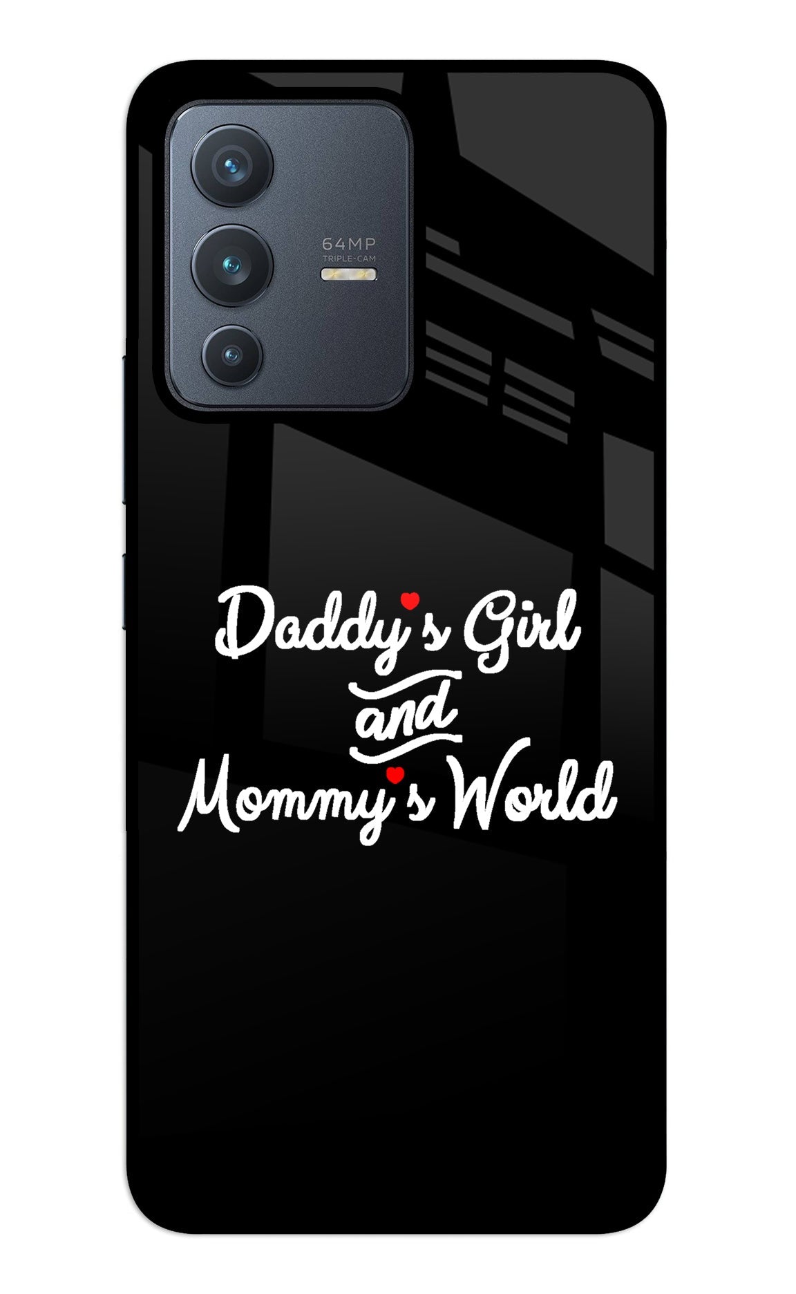 Daddy's Girl and Mommy's World Vivo V23 5G Back Cover