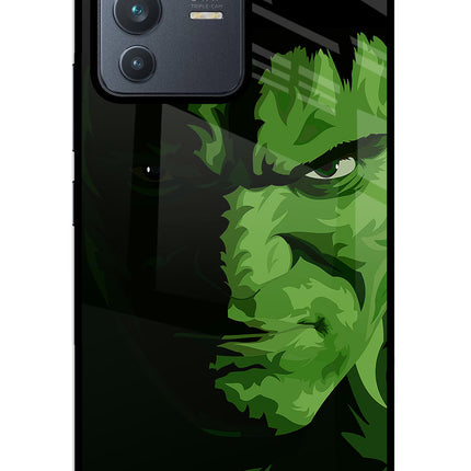 HULK Vivo V23 5G Glass Case Back Cover by Casekaro