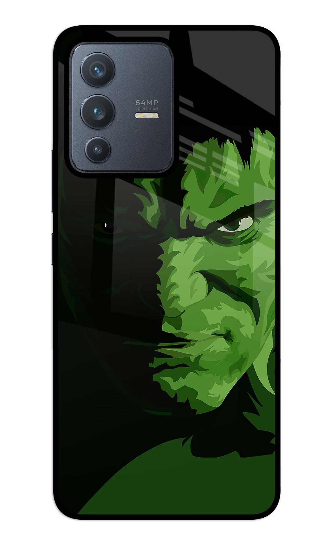 HULK Vivo V23 5G Glass Case Back Cover by Casekaro