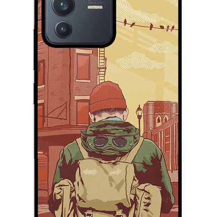 Adventurous Vivo V23 5G Glass Case