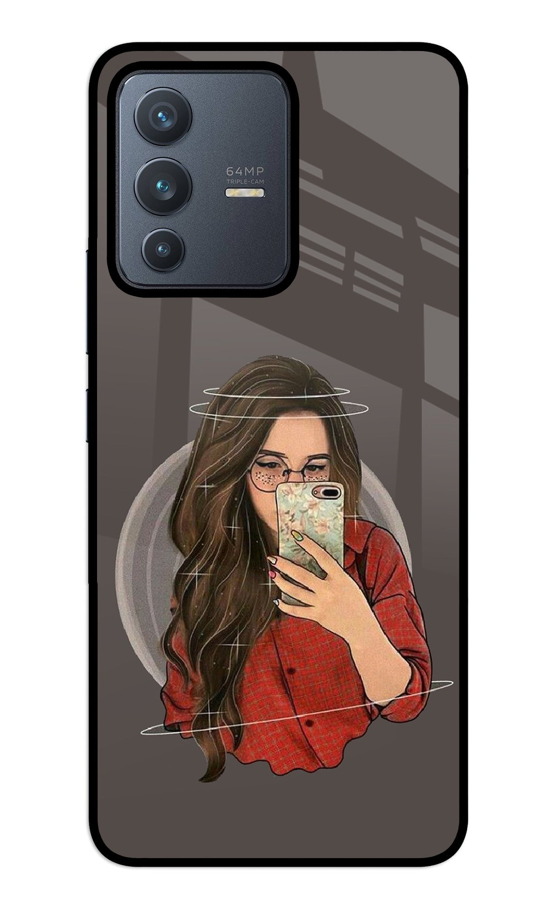Selfie Queen Vivo V23 5G Glass Case