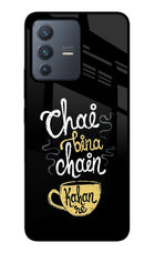 Chai Bina Chain Kaha Re Vivo V23 5G Glass Case