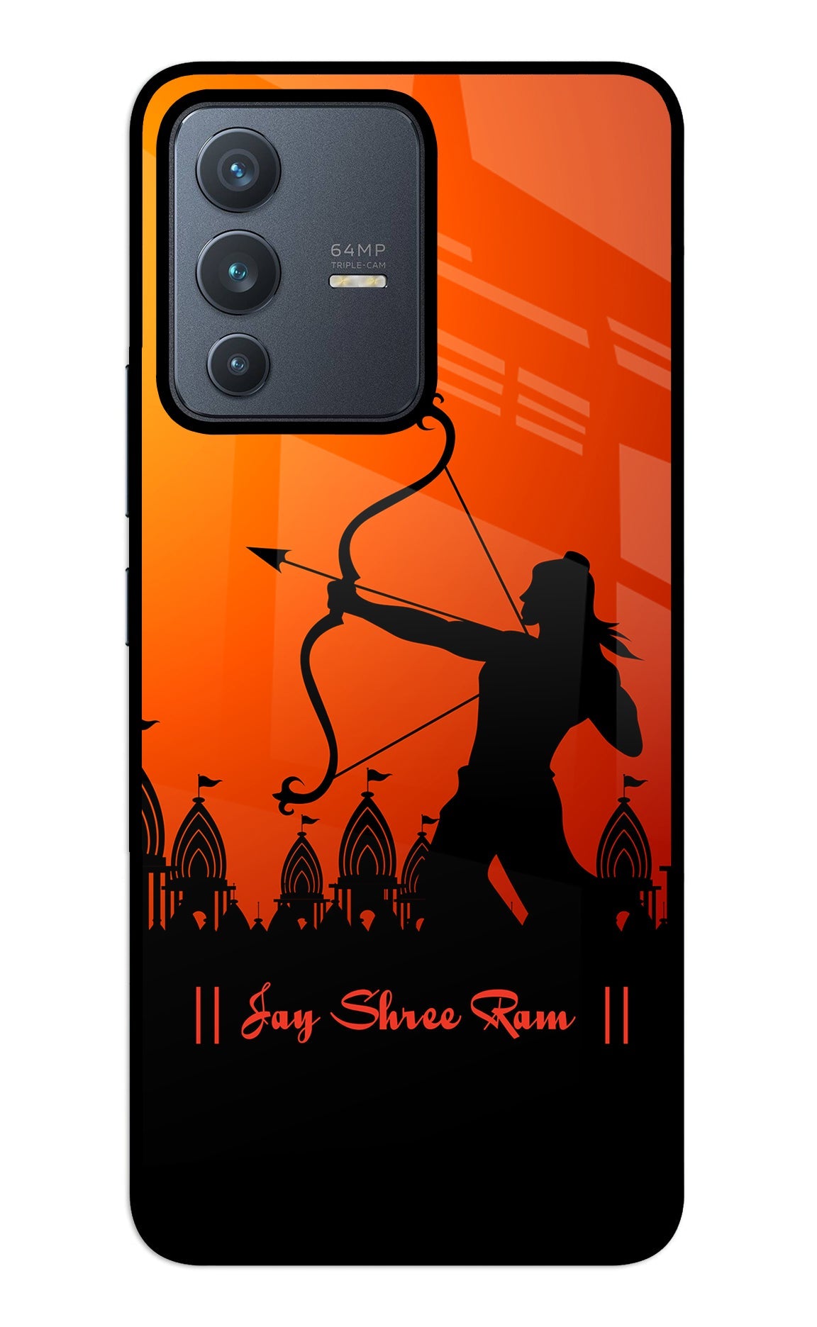 Lord Ram - 4 Vivo V23 5G Glass Case