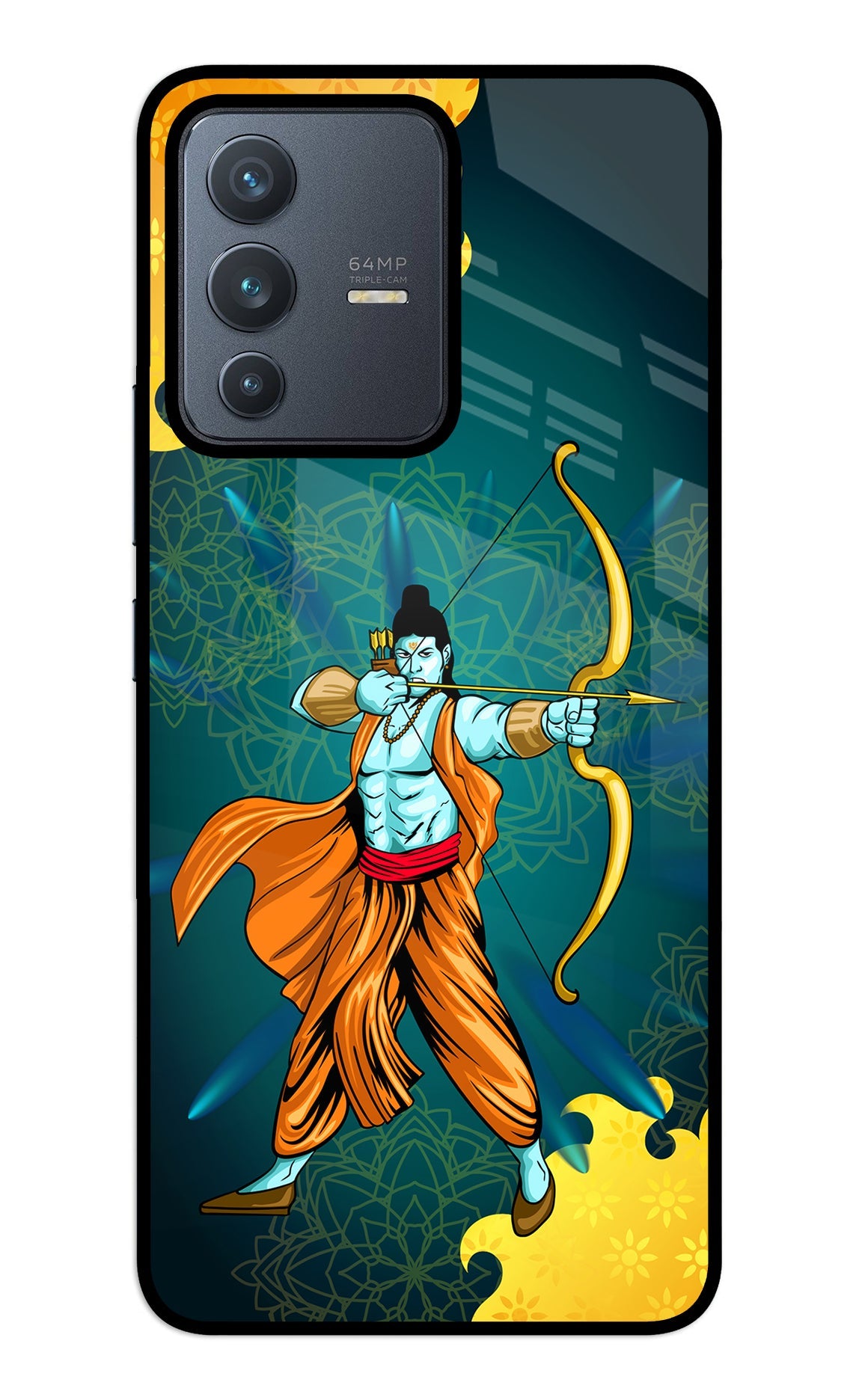 Lord Ram - 6 Vivo V23 5G Glass Case