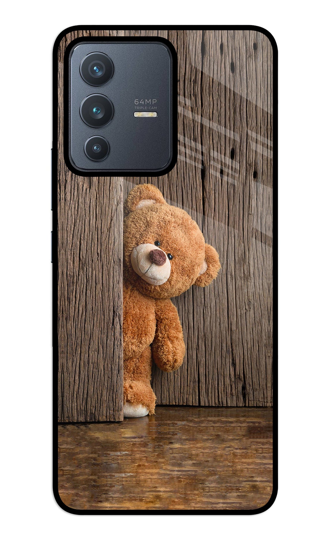 Teddy Wooden Vivo V23 5G Back Cover