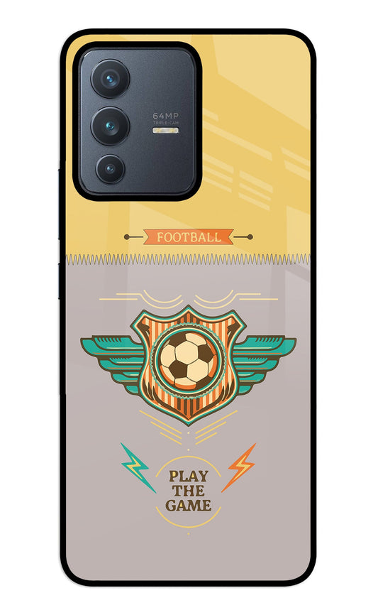 Football Vivo V23 5G Glass Case