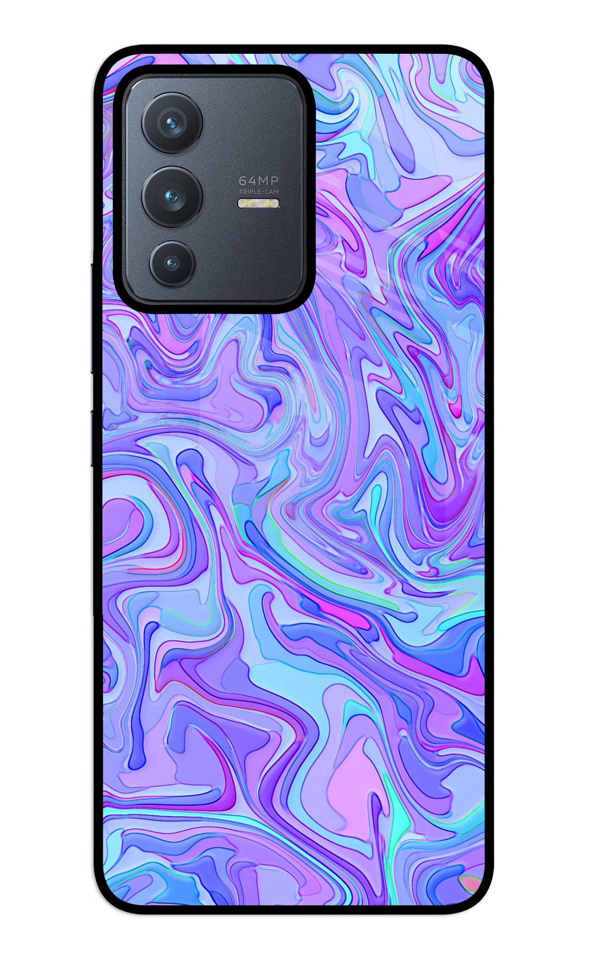 Glitter Vivo V23 5G Glass Case