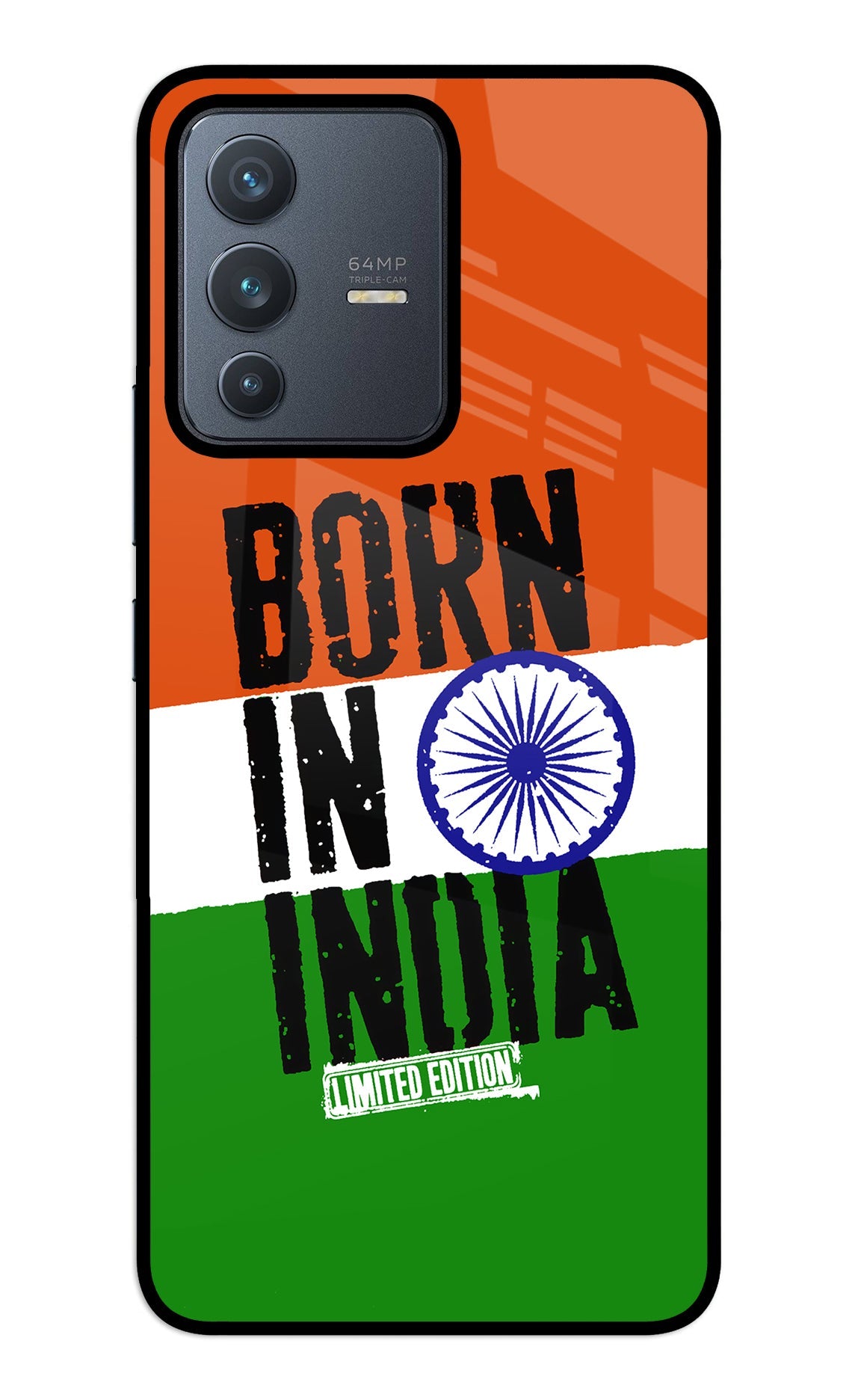 Born in India Vivo V23 5G Glass Case