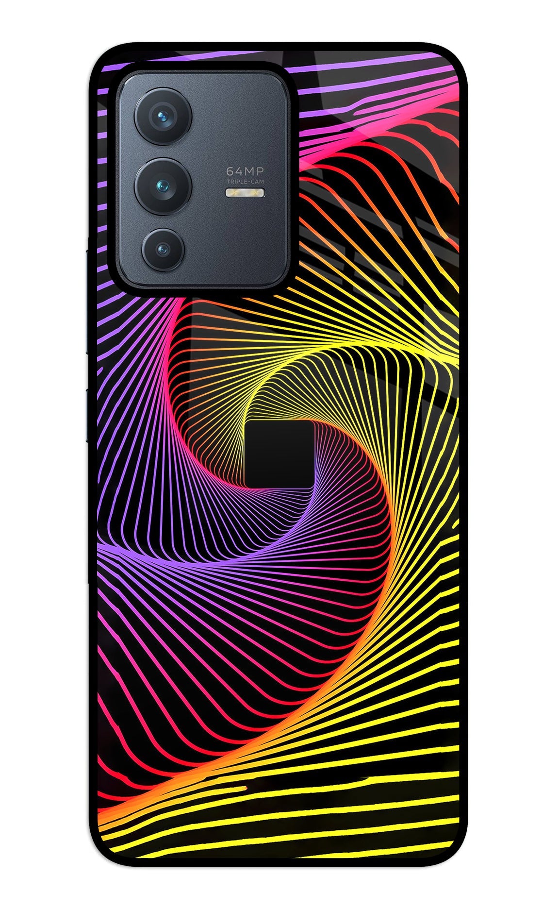 Colorful Strings Vivo V23 5G Back Cover