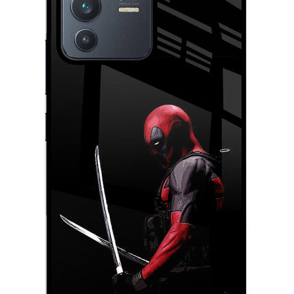 Deadpool Vivo V23 5G Glass Case