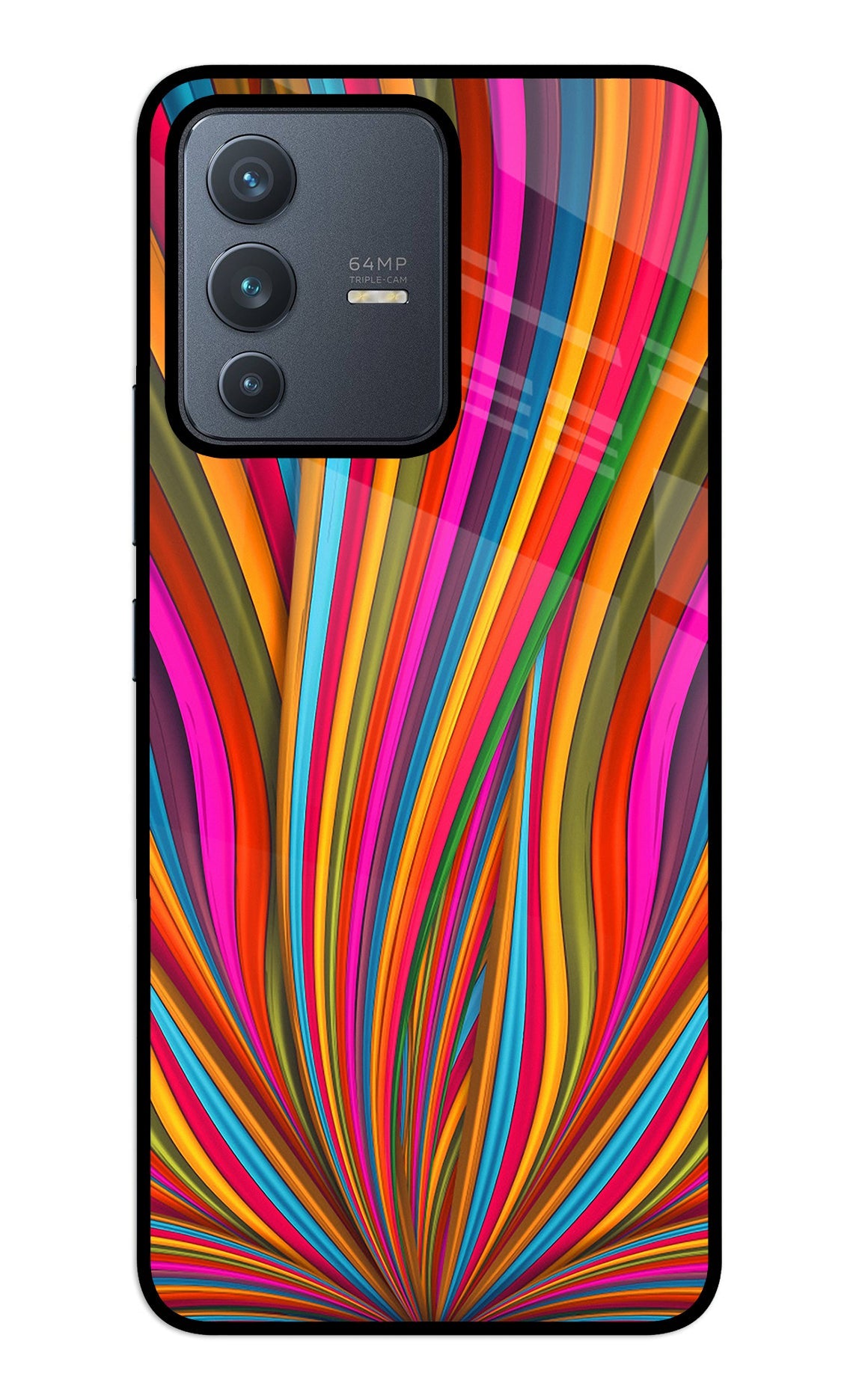 Trippy Wavy Vivo V23 5G Back Cover