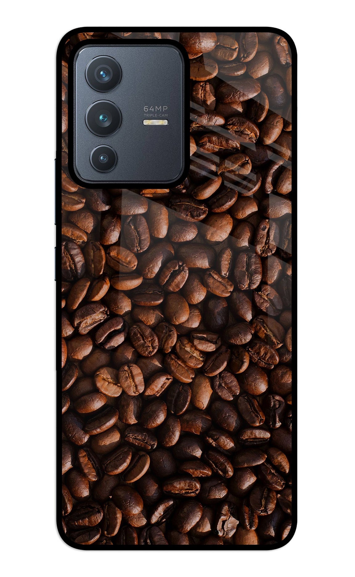 Coffee Beans Vivo V23 5G Glass Case