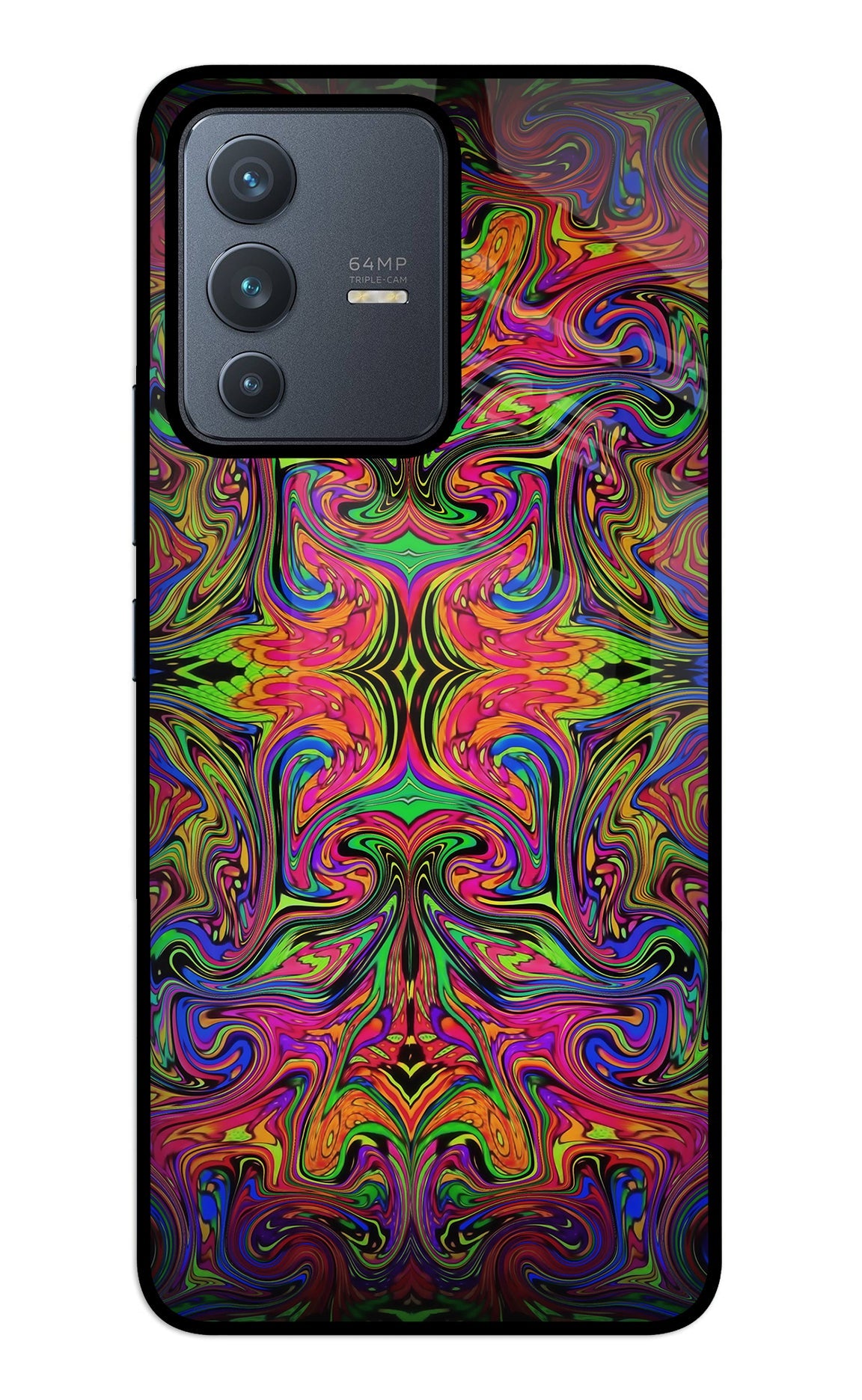 Psychedelic Art Vivo V23 5G Back Cover