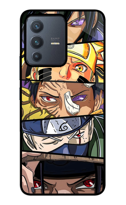 Naruto Character Vivo V23 5G Glass Case