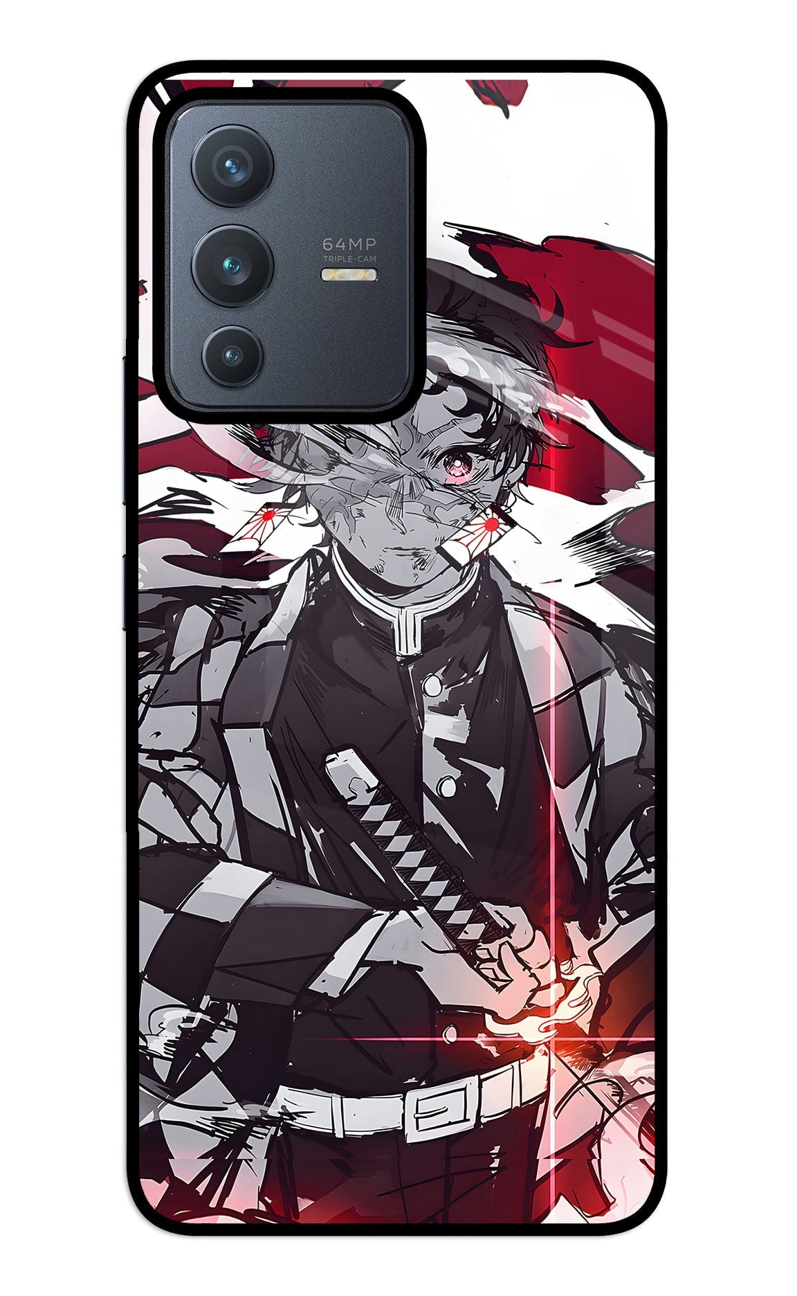 Demon Slayer Vivo V23 5G Glass Case