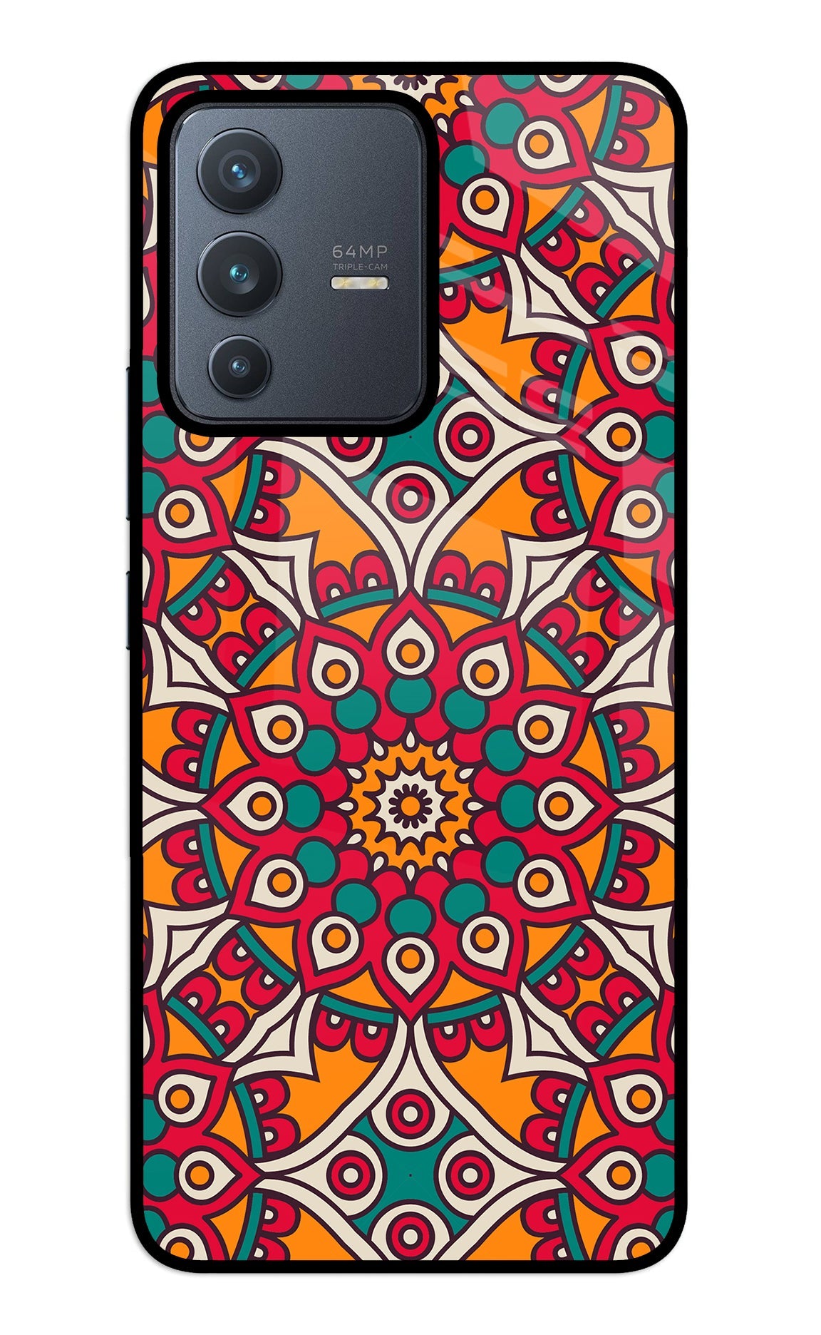 Mandala Art Vivo V23 5G Glass Case