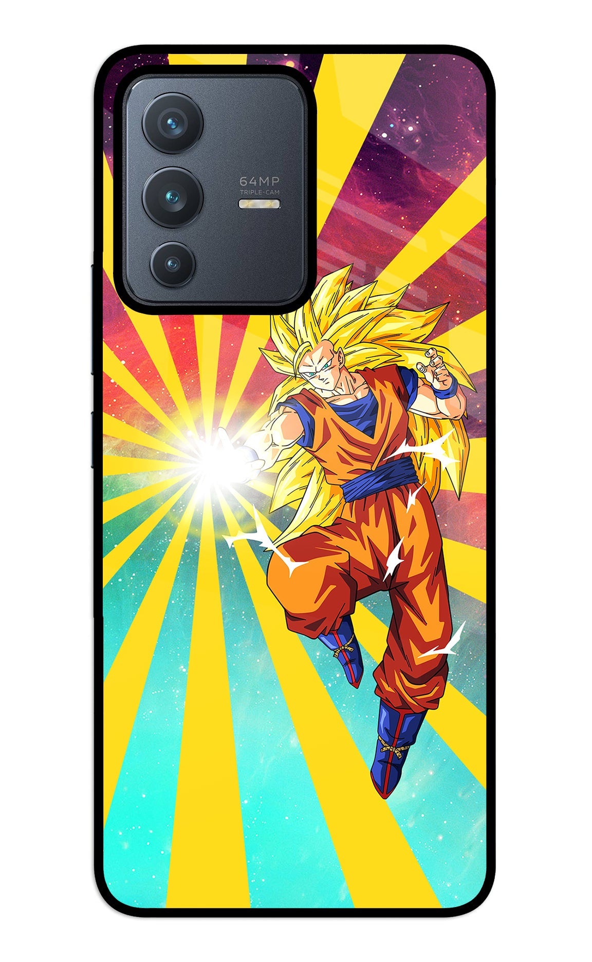 Goku Super Saiyan Vivo V23 5G Glass Case