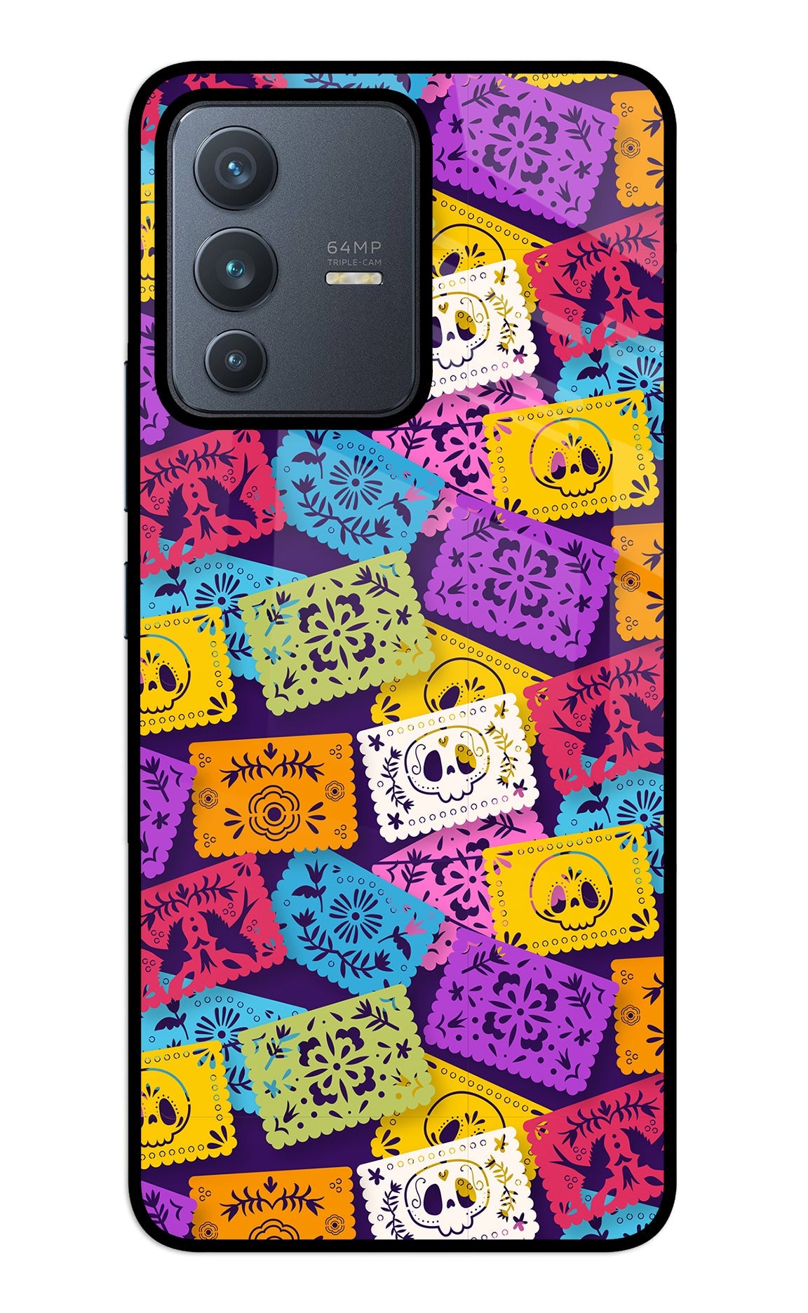 Mexican Pattern Vivo V23 5G Back Cover