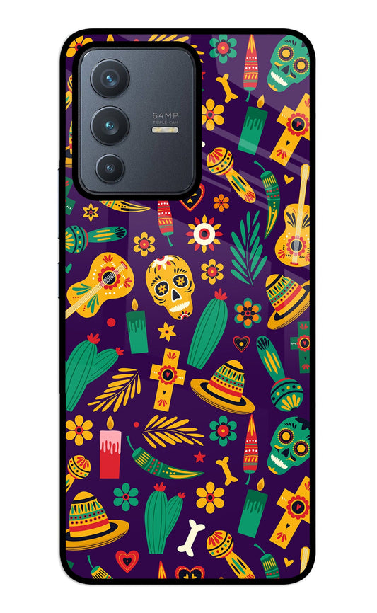 Mexican Artwork Vivo V23 5G Glass Case