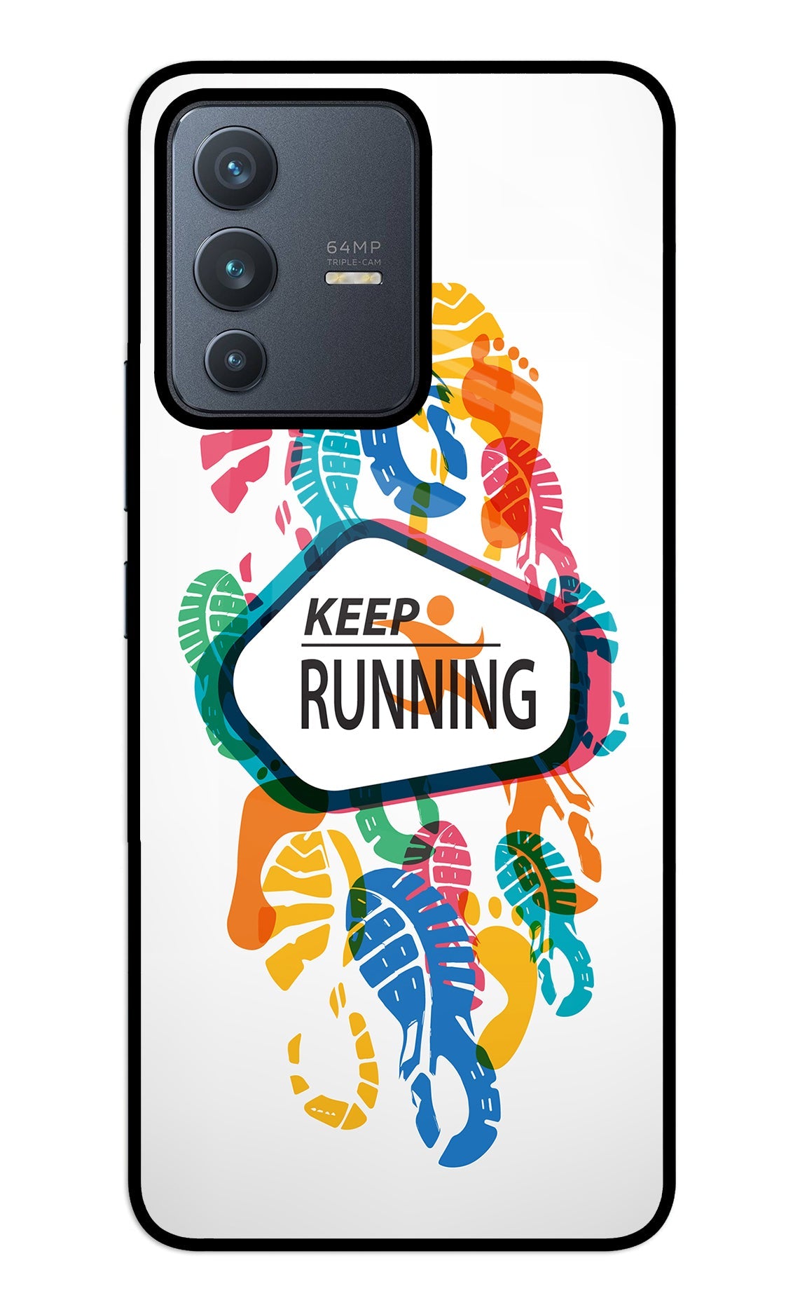 Keep Running Vivo V23 5G Back Cover